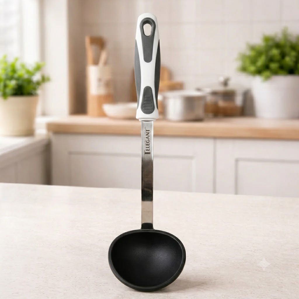 c93f2396-1b3f-4a6f-bcae-f8c327926007 Elegant Nylon Spoon Bowl Cooking Spoon for Kitchen Use - Image 1